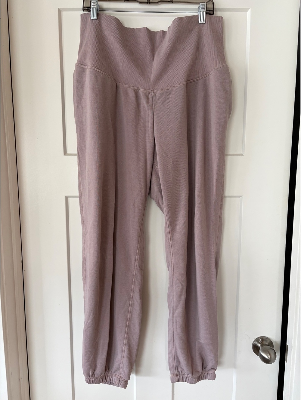 H&M Mama Maternity Joggers — Mauve, Size XL